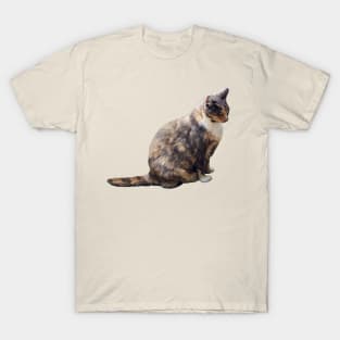 Tabby Cat in Shades of Brown T-Shirt